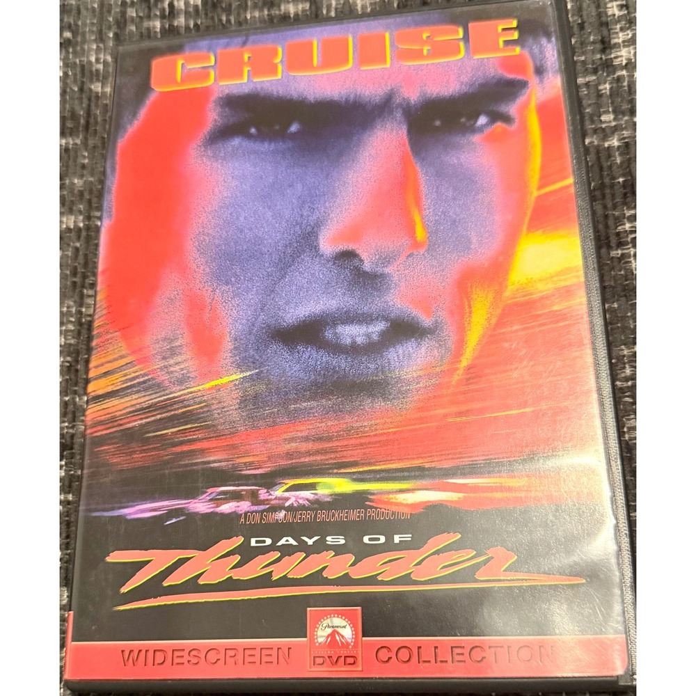 Paramount Days of Thunder DVD Excellent Widescreen